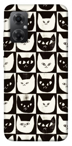 Чехол itsPrint Кошачьи шахматы для Xiaomi Redmi Note 11R