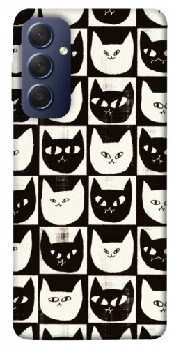 Чехол itsPrint Кошачьи шахматы для Samsung Galaxy M54 5G