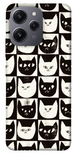 Чехол itsPrint Кошачьи шахматы для Xiaomi Redmi 12