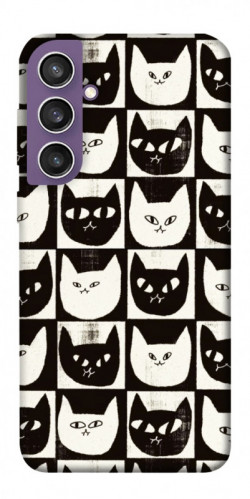 Чехол itsPrint Кошачьи шахматы для Samsung Galaxy S23 FE