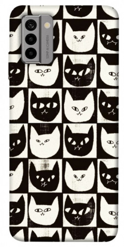 Чехол itsPrint Кошачьи шахматы для Nokia G22