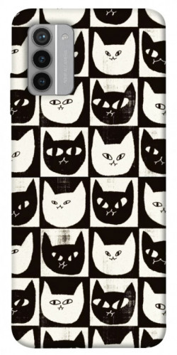 Чехол itsPrint Кошачьи шахматы для Nokia G42