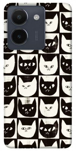 Чехол itsPrint Кошачьи шахматы для Vivo Y36