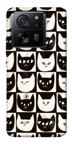 Чехол itsPrint Кошачьи шахматы для Xiaomi 13T