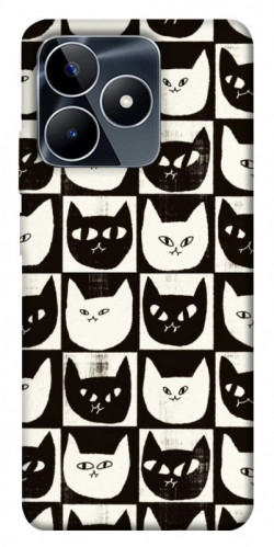Чехол itsPrint Кошачьи шахматы для Realme C53