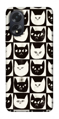 Чехол itsPrint Кошачьи шахматы для Oppo A38