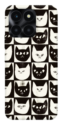 Чехол itsPrint Кошачьи шахматы для Huawei Honor X6a