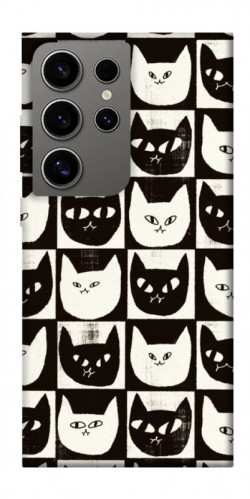 Чехол itsPrint Кошачьи шахматы для Samsung Galaxy S24 Ultra