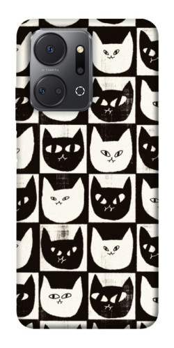 Чехол itsPrint Кошачьи шахматы для Huawei Honor X7a