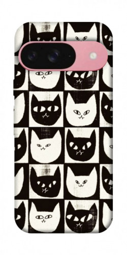 Чохол itsPrint Котячі шахи для Google Pixel 9