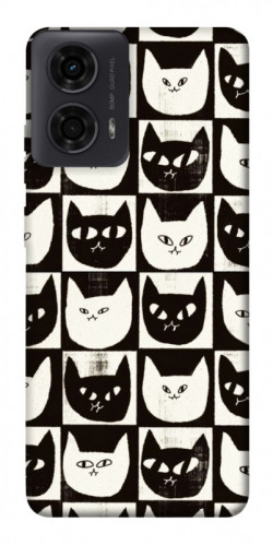 Чехол itsPrint Кошачьи шахматы для Motorola Moto G24