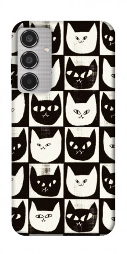 Чехол itsPrint Кошачьи шахматы для Samsung Galaxy M35 5G