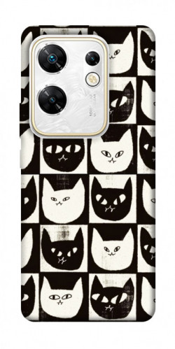 Чехол itsPrint Кошачьи шахматы для Infinix Zero 30 4G