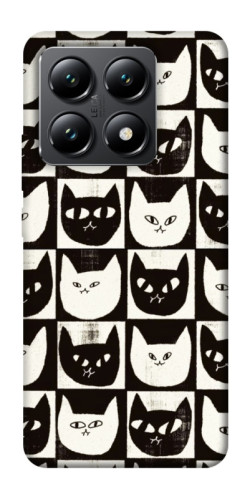 Чохол itsPrint Котячі шахи для Xiaomi 14T