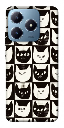 Чехол itsPrint Кошачьи шахматы для Realme C63 4G