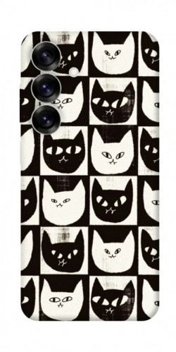 Чехол itsPrint Кошачьи шахматы для Samsung Galaxy S25