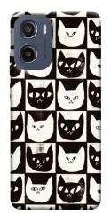Чехол itsPrint Кошачьи шахматы для Motorola Moto G05