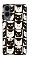 Чехол itsPrint Кошачьи шахматы для Samsung Galaxy S25 Edge