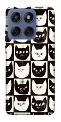 Чехол itsPrint Кошачьи шахматы для Motorola Edge 60 Fusion