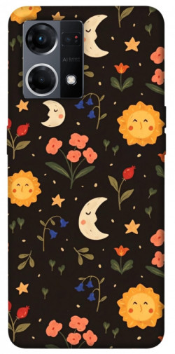 Чехол itsPrint Полевые цветы для Oppo Reno 7 4G