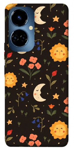 Чехол itsPrint Полевые цветы для TECNO Camon 19 (CI6n) / 19 Pro (CI8n)