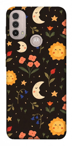 Чехол itsPrint Полевые цветы для Motorola Moto E40