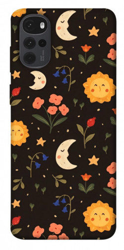 Чехол itsPrint Полевые цветы для Motorola Moto G22