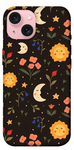 Чехол itsPrint Полевые цветы для Apple iPhone 15 (6.1")