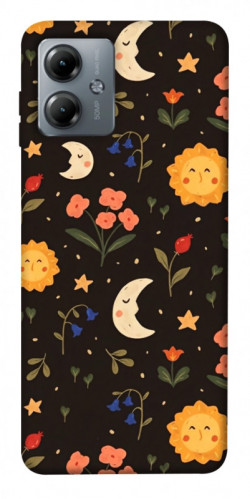 Чехол itsPrint Полевые цветы для Motorola Moto G14