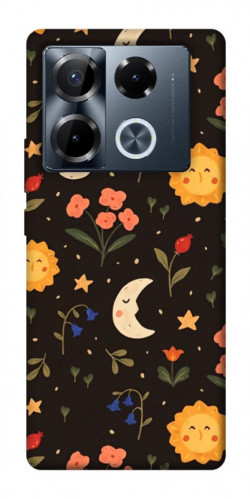 Чехол itsPrint Полевые цветы для Infinix Note 40 Pro 4G