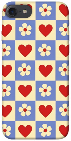 Чехол itsPrint Сердечки-цветочки для Apple iPhone 7 / 8 (4.7")