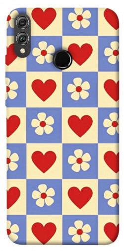 Чехол itsPrint Сердечки-цветочки для Huawei Honor 8X