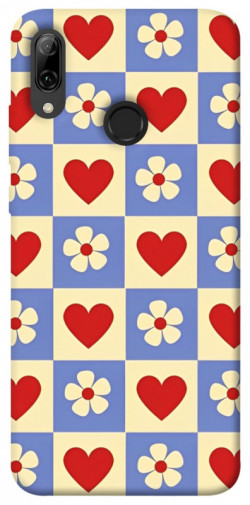 Чехол itsPrint Сердечки-цветочки для Huawei P Smart (2019)