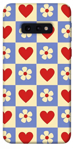 Чехол itsPrint Сердечки-цветочки для Samsung Galaxy S10e