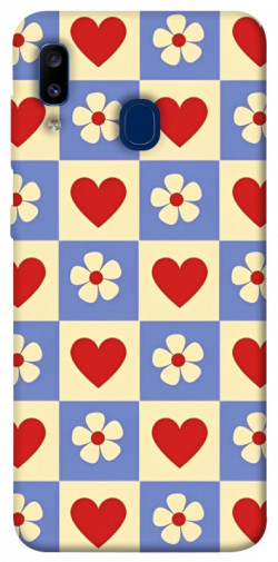 Чехол itsPrint Сердечки-цветочки для Samsung Galaxy A20 / A30