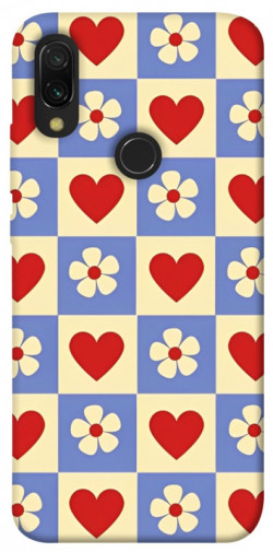 Чехол itsPrint Сердечки-цветочки для Xiaomi Redmi 7