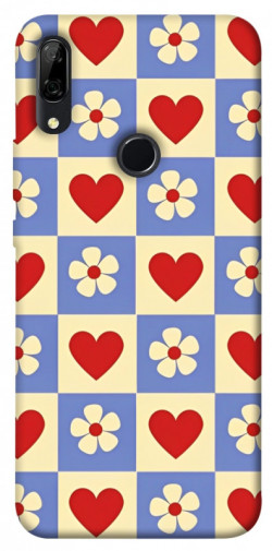 Чехол itsPrint Сердечки-цветочки для Huawei P Smart Z