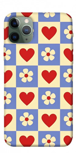 Чехол itsPrint Сердечки-цветочки для Apple iPhone 11 Pro (5.8")