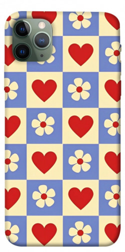 Чехол itsPrint Сердечки-цветочки для Apple iPhone 11 Pro Max (6.5")