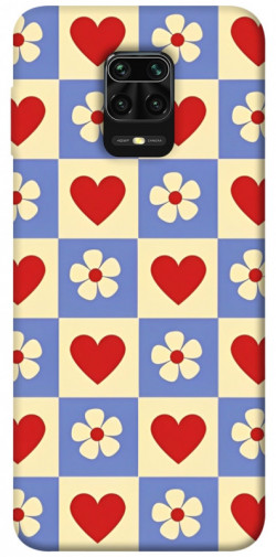 Чехол itsPrint Сердечки-цветочки для Xiaomi Redmi Note 9s / Note 9 Pro / Note 9 Pro Max