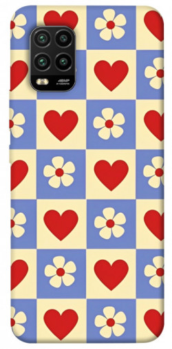 Чехол itsPrint Сердечки-цветочки для Xiaomi Mi 10 Lite