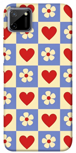 Чехол itsPrint Сердечки-цветочки для Realme C11