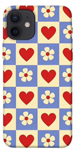 Чехол itsPrint Сердечки-цветочки для Apple iPhone 12 Pro (6.1")
