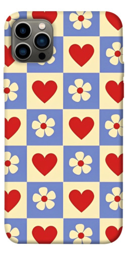 Чохол itsPrint Серця-квіточки для Apple iPhone 12 Pro (6.1")