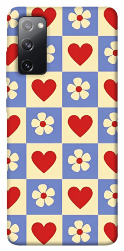 Чехол itsPrint Сердечки-цветочки для Samsung Galaxy S20 FE