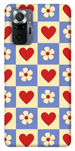 Чохол itsPrint Серця-квіточки для Xiaomi Redmi Note 10 Pro