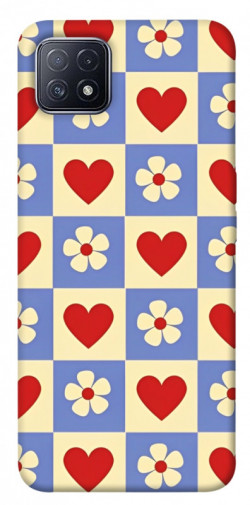 Чехол itsPrint Сердечки-цветочки для Oppo A73