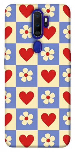 Чехол itsPrint Сердечки-цветочки для Oppo A5 (2020) / Oppo A9 (2020)