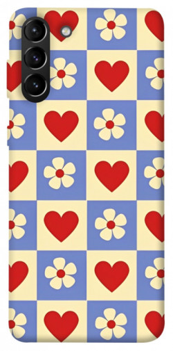 Чохол itsPrint Серця-квіточки для Samsung Galaxy S21+