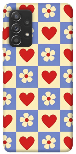 Чехол itsPrint Сердечки-цветочки для Samsung Galaxy A72 4G / A72 5G